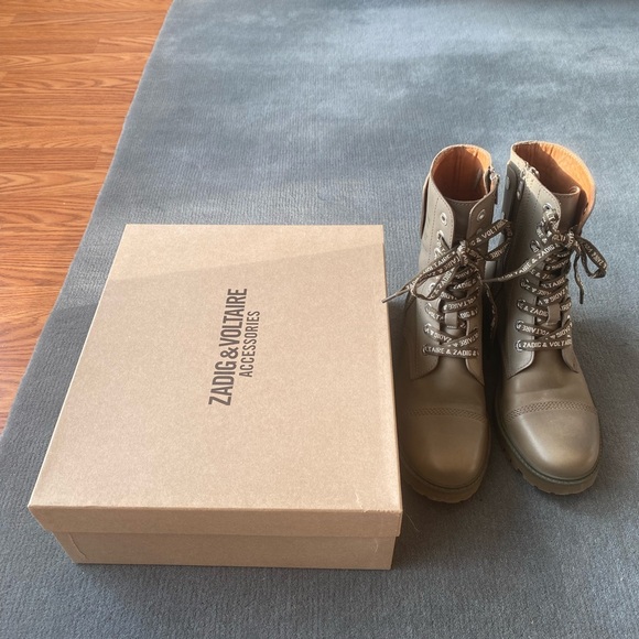 Zadig&Voltaire Joe lace-up ankle boots - Picture 6 of 9